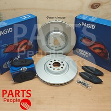 FOR VW TIGUAN 2.0 TDI 4MOTION PAGID FRONT BRAKE DISCS 312MM + PAGID PADS