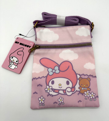 Loungefly Sanrio My Melody Teddy Bear Juniors' Teen Passport Crossbody Bag NEW
