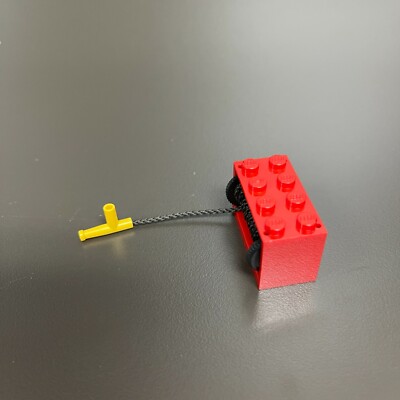 Lego 4209 String Reel Holder Red Black Yellow Replacement Part Piece 