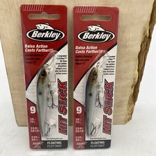 Berkley Hit Stick Jerkbait Size 9 BLUE SMELT Trolling Walleye Bass Lure
