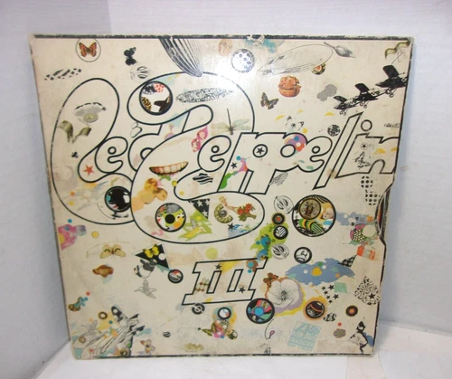 Led Zeppelin III LP Vinyl Record 1970 Atlantic W/Wheel