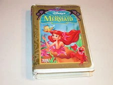 THE LITTLE MERMAID CLAMSHELL VHS 12731 DISNEY'S MASTERPIECE COLLECTION RENTAL 