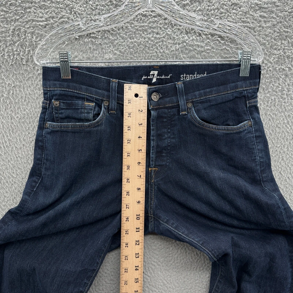 Citizens of Humanity Jeans Mens 31 Blue Straight Dark Button Fly Actual 32x33 - Image 4 of 4