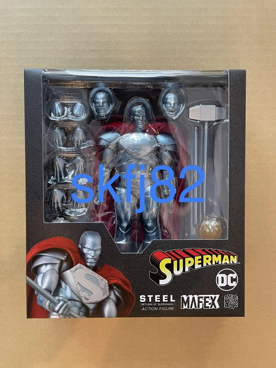 MEDICOM TOY MAFEX No.181 STEEL RETURN OF SUPERMAN Figure