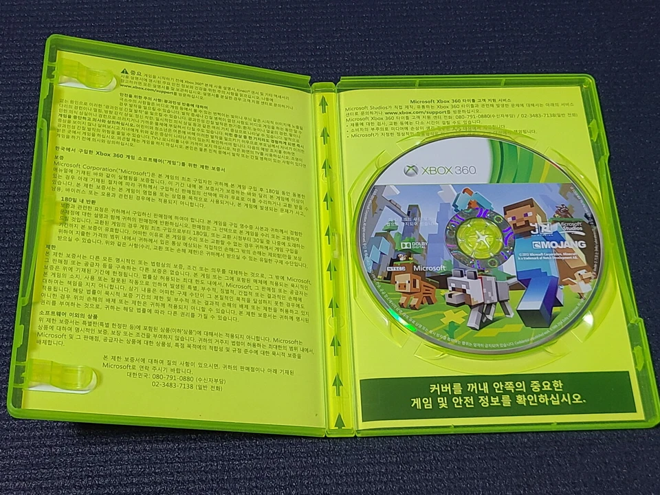 Microsoft XBOX360 Minecraft Edition Mojang Retro Game Korean Version for MS - Image 4 of 4