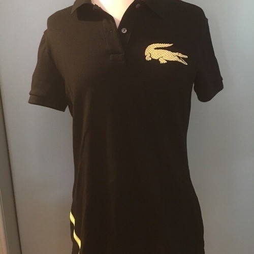 Lacoste x Jonathan Adler Black Polo Shirt NWT Big Alligator eBay