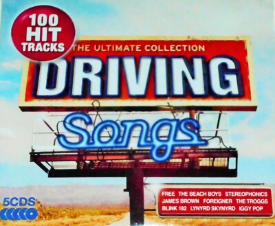 DRIVING SONGS 5 CD'S / NEU // SOFT CELL STATUS QUO MADNESS NAZARETH ROXETTE ASIA