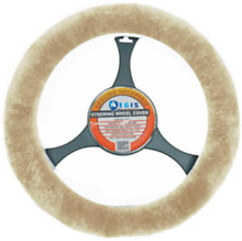 Premium Fleece Steering Wheel Cover Sand Premium Fleece Steering Wheel Cover Sand