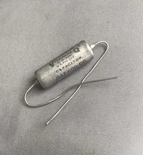 .047uF 600v Sprague Axial Capacitor 96P Vitamin Q Tone Audio Amp oil PIO NOS