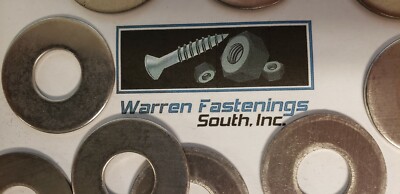 1'' Flat Washers 18-8 Stainless Steel