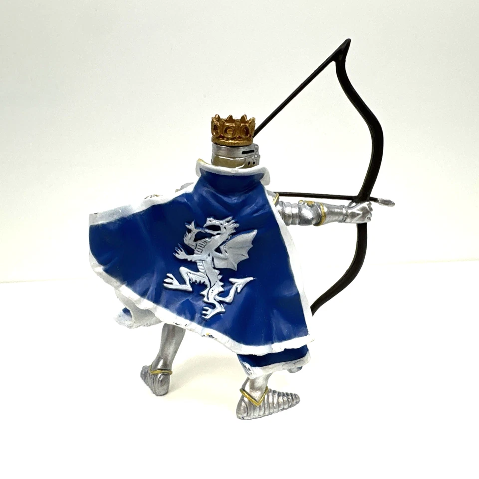 Papo Rey Dragón Caballero Arco y Flecha Soldado Diorama Tema Medieval 4.5” Alto Foto 4 de 4