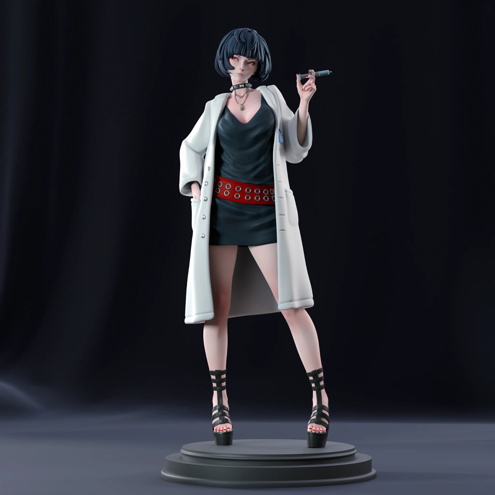 Figura 5 Persona 1/4 Estatua Tae Takemi Pintada