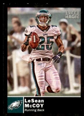 2010 Topps Magic Mini Black SP #8 LeSean McCoy Philadelphia Eagles Short Print
