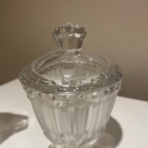 Gorham Lead Crystal Sugar Bowl & Creamer Set Emily's Attic Germany Elegance NEW - Picture 10 of 16