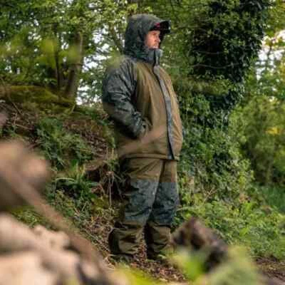 Trakker CR camo 3 piece thermo fishing suit