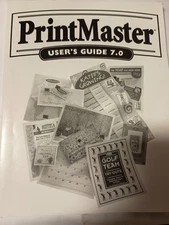 PRINTMASTER USER’S GUIDE 7.0 MINDSCAPE Paperback Book N8