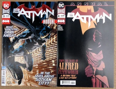 2 COMICS BATMAN Annual n° 3 à 4 DC 2019 TAYLOR SCHMIDT KING FORNES - Photo 1/2