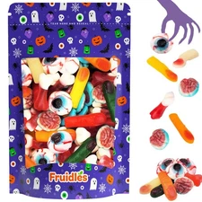 Fruidles Halloween Missing Body Parts Gummies, Fun And Festive Holiday Snacki...