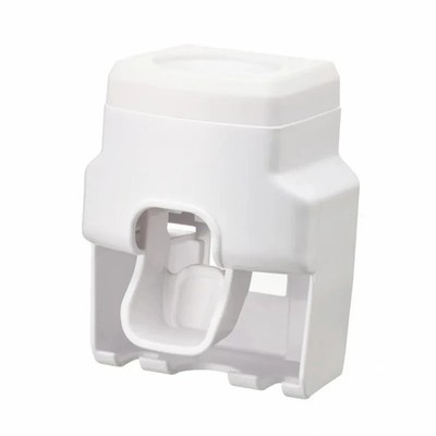 Automatic Toothpaste Dispenser with Wall Mount Toothbrush Holder for Bathroom
