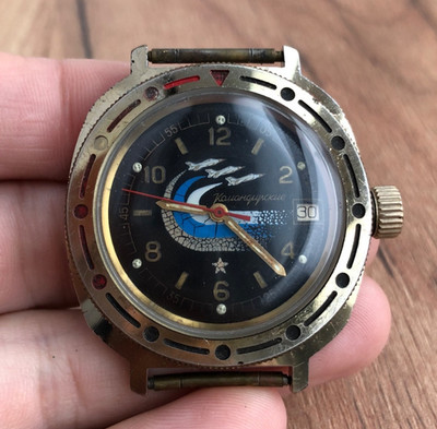 Watch Vostok Komandirskie Wostok USSR Russia SSSR SU Soviet Vintage