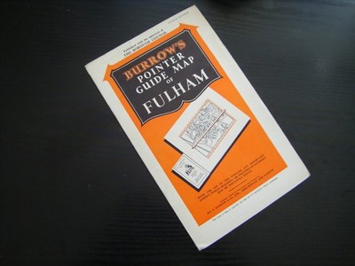 Burrow's Pointer Guide Karte von Fulham zweite Auflage