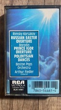 Boston Pops Orchestra Rimsky-Korsakov Borodin Cassette 1982 RCA Victrola