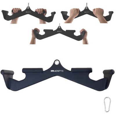 LAT Pulldown Attachments, Thickened Ergonomic Back Tricep Training Handle, LA...