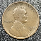 1909 S VDB Lincoln Wheat Copper Cent 1C VF Very Fine Key Date