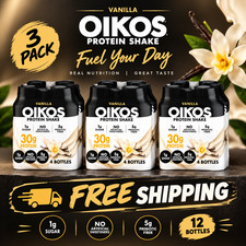 Oikos Protein Shake, Shelf Stable, Vanilla, 3...