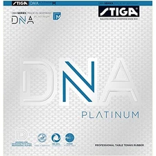 STIGA DNA Platinum Medium Black MAX Tension Back Rubber for Table Tennis