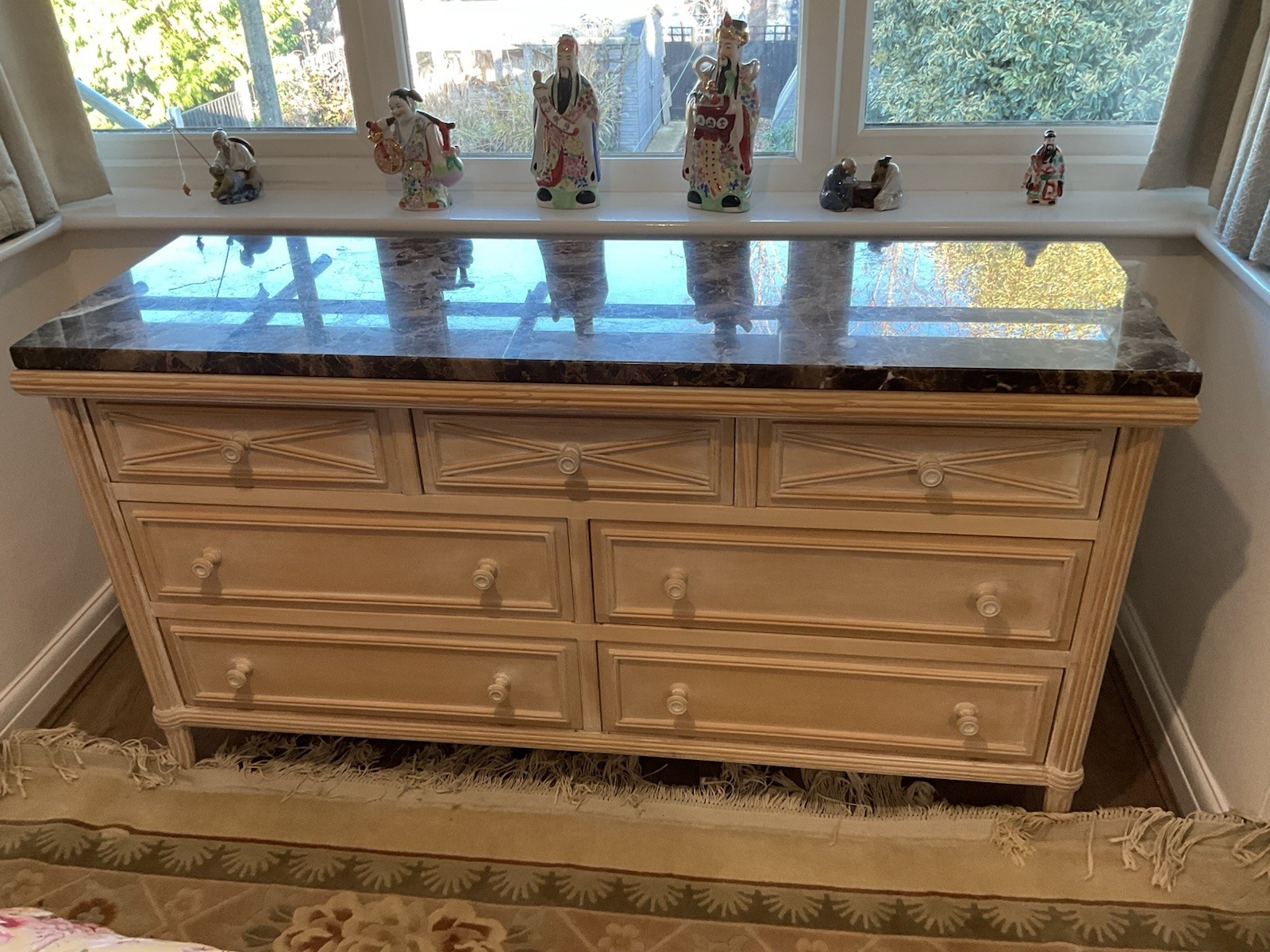 Oak Whitewashed  Sideboard