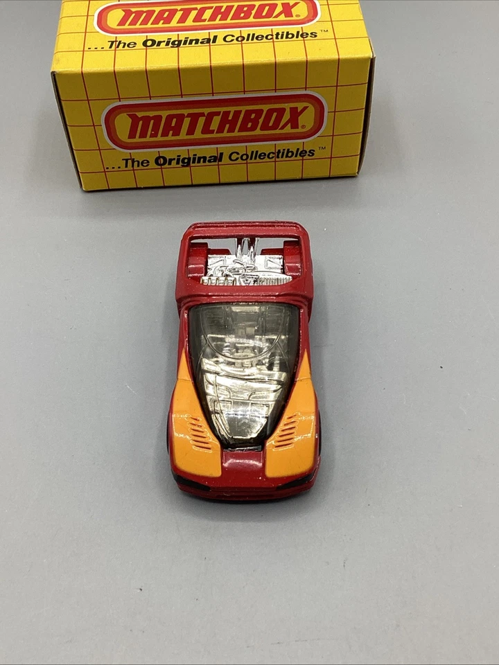 Nuevo de Lote Antiguo 1986 Matchbox MB 49 Ciruela/Púrpura Peugeot Quasar con Caja Rejilla Amarilla Original Foto 3 de 4