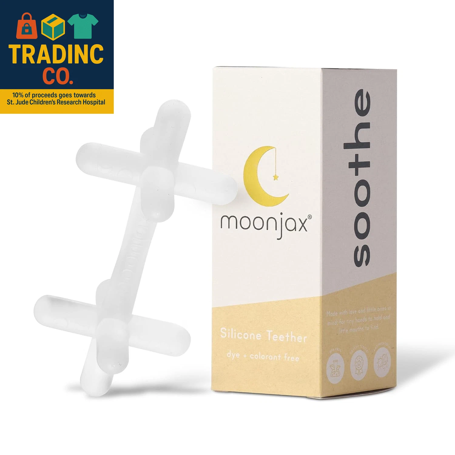 Silicone Baby Teething Toys - Baby Teether for Infants, Toddlers, Newborns, CPSI
Opens in a new wind