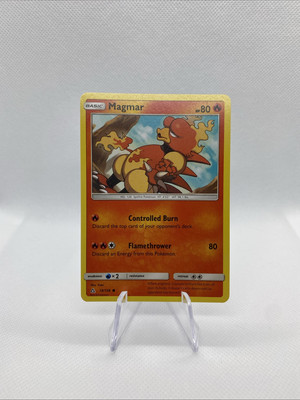 Magmar 18/156 Sun & Moon Ultra Prism Regular Pokémon Card TCG