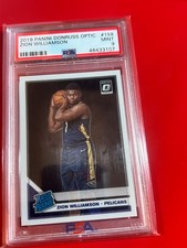 2019 Donruss Optic Zion Williamson RC Rookie #158 PSA 9 MT