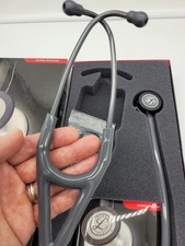 3M Littmann  Cardiology IV Stethoscope Gray Tube Smoke Stem 6238, 27" FREE SHIP