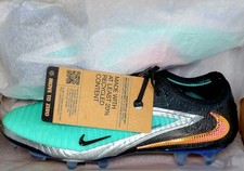Nike Phantom 6 Low Elite FG Soccer Cleat 'Chrome Black' Sz 6.5 IH3737-001 NIB
