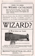 1901 h Wizard Camera Manhattan Optical Print Ad