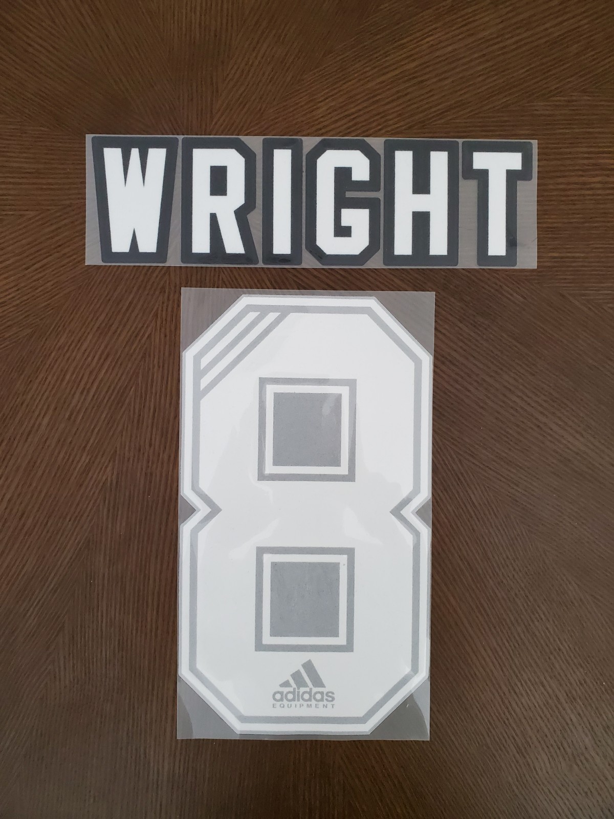 Arsenal 1992 Heat Transfer Nameset Iam Wright