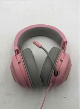 Razer Pink Gray Wired Adjustable Headband Kitty Edition Gaming Headset