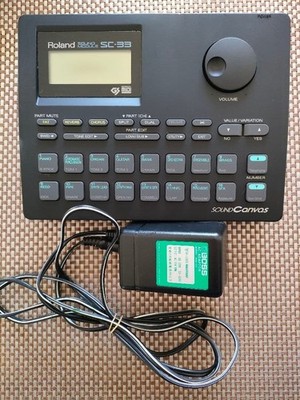 Roland SC-33 Sound Canvas MIDI Sound Module Vintage Used Japan | eBay