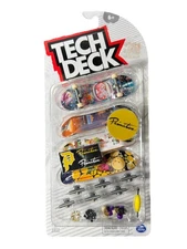 Tech Deck PRIMITIVE 4 Pack Finger Skateboards Primitive Rare Spin Master - NEW