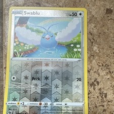 Pokémon Swablu 048/073 Reverse Holo Basic English TCG Card 50HP