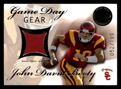 2008 Press Pass SE #GDG-JDB John David Booty Game Day Gear Jerseys Gold #/199