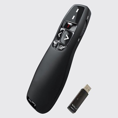 2.4 GHz USB Presenter Powerpoint Clicker Präsentation Fernbedienung Wireless~