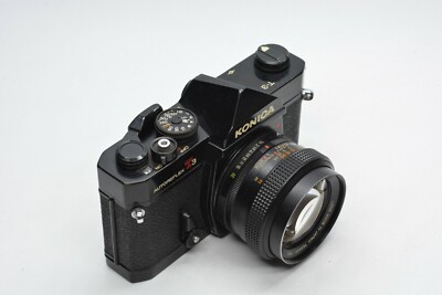 RARE EXC+++++] Konica Autoreflex T3 black w/ Hexanon AR 50mm f/1.4