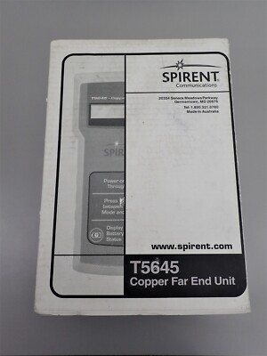 SPIRENT TECH-X FLEX T5645 Copper Remote Unit New Open Box