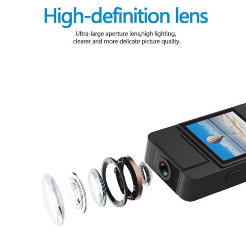 1080P 180° Rotatable lens Video Recorder DVR Night Camcorder Mini Body Camera - Picture 6 of 14