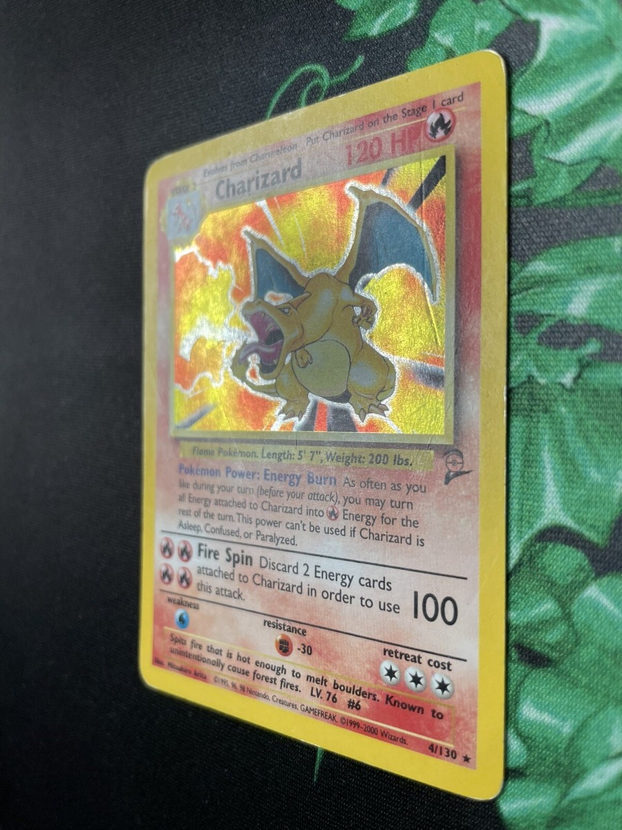 holographic charizard card 1st edition Amazon.com: Pokemon - Charizard (4) - Base Set 2