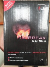 10x The Firebreak Series Downlight Fire Proof Showerlight GU10 FLF14 White ip65